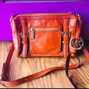 Orange Michael Kors crossbody